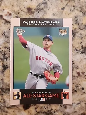 2007 Topps Daisuke Matsuzaka MLB Fanfest All Star Game Rookie Mint RC Exclusive  • $19.99