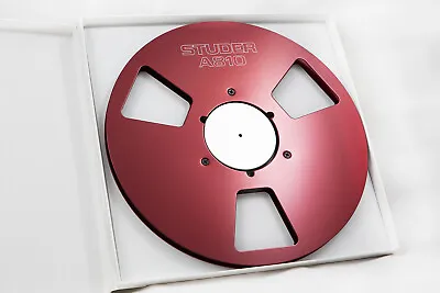 $79.95 • Buy New! RED Studer A810 NAB 10.5  Inch Metal Reel For 1/4  Tape 