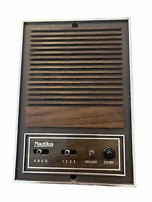 Vintage Door Chime By Nautilus 70’s-80’s Era Musical Brown Walnut Untested • $17