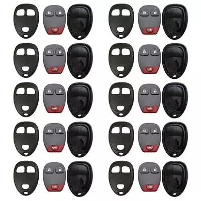 Remote Fob Case Rubber Pad Shell 3B Compatible With GM OUC60270 (10 Pack) • $16.98