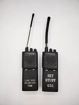 Motorola Radius P1225 Portable Two Way Radios - Lot Of 2 Untested • $70