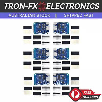 1/3/6PCS D1 Mini V4 Type-C NodeMcu ESP8266 Wireless Development Board ESP32 WIFI • $8.95