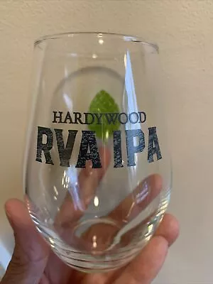 Hardywood RVA IPA Beer Glass Craft Beer Richmond Virginia • $6