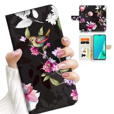 $12.99 • Buy ( For IPhone 6 / 6S ) Wallet Flip Case Cover AJ24190 Flower Bird