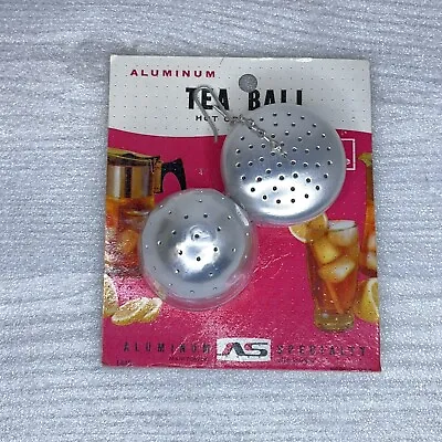 Vintage Aluminum Specialty Tea Ball Infuser Chiltonware Made In USA NOS NEW • $9.99