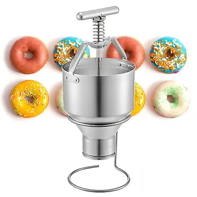 Doughnut Cake Dropper Maker Depositor Plunger Hopper Manual Alu Donut Dispenser • $74.11