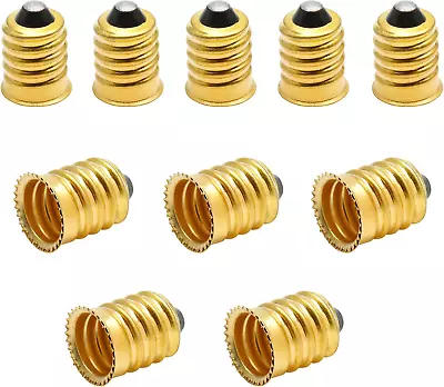 10 Pack E14 To E12 Adapter Converter European To Candelabra Reducer • $9.34