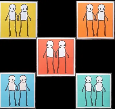 £400 • Buy Stik Holding Hands Complete Set! With Newspapers.