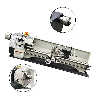 RC-210E 8*32  2 Chuck Metal Lathe Electronic Handoff Metric Inch Threads 110V • $2240