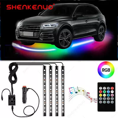 RGB 48LED Strip Under Car Tube Underglow Underbody System Neon Light For All Car • $21.27