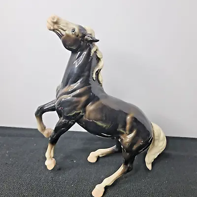 Breyer Vintage Glossy Charcoal Semi Rearing Mustang Stallion Diablo #88 • $100