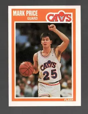 1989-90 Fleer Mark Price Cleveland Cavaliers #29 Near Mint Or Better • $1.50