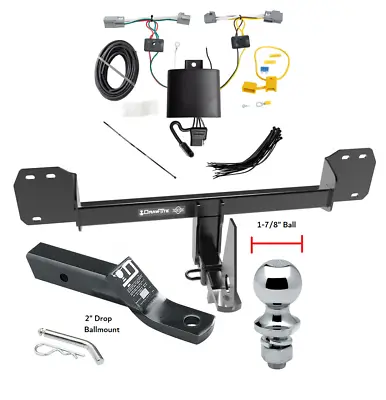 Trailer Tow Hitch For 19-23 Volvo XC40 Complete Package W Wiring And 1-7/8  Ball • $293.79