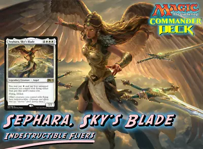 Sephara Sky's Blade MTG EDH Commander Deck | Indestructible Angels! • $46