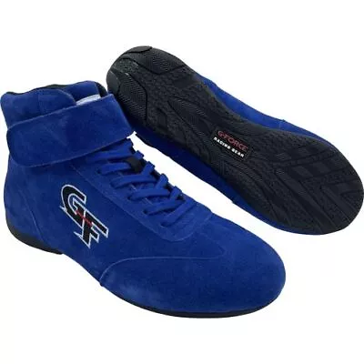 G-Force 40235115BU Race Driving Shoes Mid-Top Blue Men's Size 11 1/2 Pair NEW • $125.37