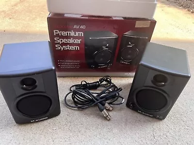 M Audio AV40 Studiophile Premium Speaker System • $100