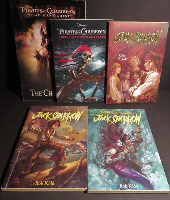 $12 • Buy Pirates Of The Caribbean Books Jack Sparrow 5 Paperback Books