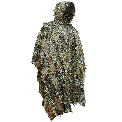  Ghillie Suit Gilly Suits For Men Hunting Suit 3D Leafy Camo Suit Hooded  • $25.24