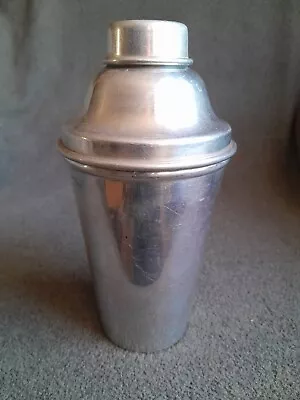 Vintage Wear-Ever 1950s Aluminum Cocktail Shaker And Jigger Mid Century Modern • $25