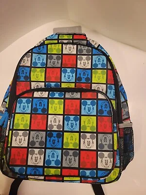 Mickey Mouse All Over Squares 16  Backpack  • $9.99