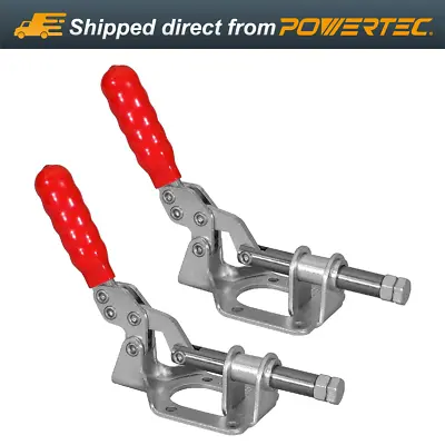 POWERTEC 20304-P2 Push/Pull Quick-Release Toggle Clamp 302F - 300 Lbs 2 PK • $23.99