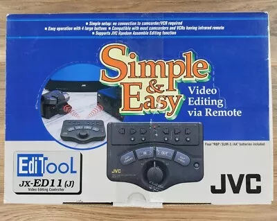 JVC Video Editing Controller JX-ED11 (J) Simple & Easy Video Editing Tool • $20