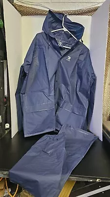 Rain Suits For Men Women Waterproof Heavy Duty Raincoat Fishing Rain Gear Jacket • $51