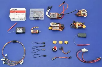 Lot Of R/C Helicopter Parts SPEED CONTROLLERS GYROS SERVOS RECEIVERS MOTORS • $39.95