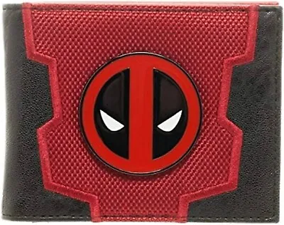 Marvel Comics Deadpool Cloth Synthetic Leather Wallet NEW NOS Box Billfold • $25.95