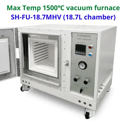 $27777 • Buy SH Scientific 1500℃ 18.7L Benchtop Vacuum Muffle Furnace, Vacuum Brazing, 220V