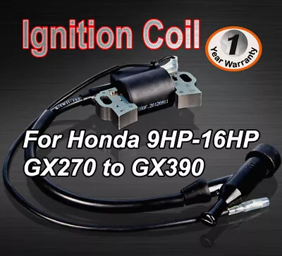 Ignition Coil For Honda Stationary Engine GX240 GX390 9HP 10HP 13HP 16HP 188 192 • $19.90