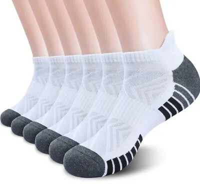 £7.99 • Buy Fashion Mens Sports Cushioned Ankle Socks, 6 Pairs, Prem Quality 9-13