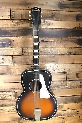 Repair Project Vintage TRUETONE L1461 Acoustic Guitar AS-IS R7820 • $75