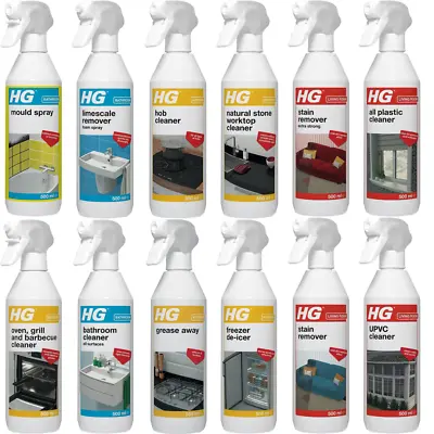 HG Mould Foam Spray Oven Cleaner Stain Remover Stove Glass Window Cleaner 500ml • £8.99