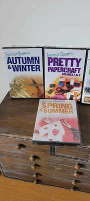 £1 • Buy Joanna Sheen Bundle 4 Crafting Dvds New Sealed Springs Summer Autumn Winter 