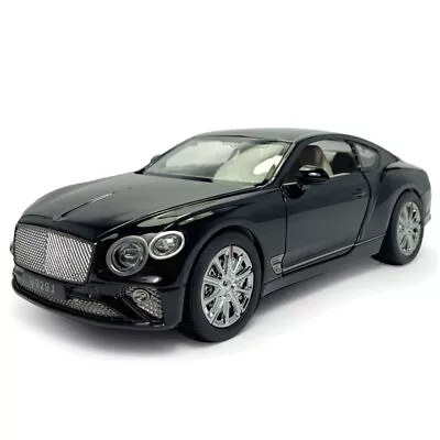 1/24 Bentley Continental GT Model Car Diecast Toy Vehicle Gift Kids Toys Black • $54.15