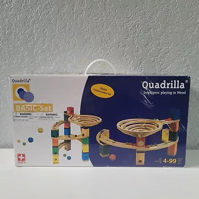 Quadrilla Intelligent Playing In Wood Basic Set 100+ Items Marble Maze Hape • $36