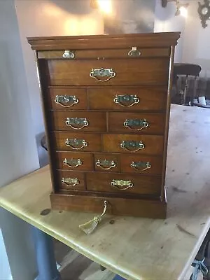 An Exceptionally Fine Antique Mahoganystationary- Collectors Cabinet Circa 1910 • £1750