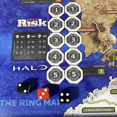 Risk: Halo Legendary Edition  Replacement Mobile Teleporters Dice Die Black • $9.99