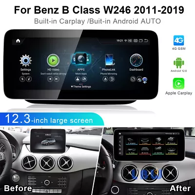 For Mercedes Benz B Class W246 2011-2019 Car DVD GPS Navigation Radio Stereo BT • $596.93