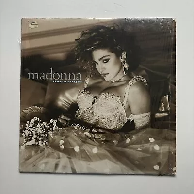 Madonna Like A Virgin Vinyl Album Sire Record Label Original Shrink • $10