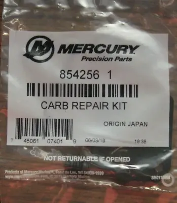 8542561 Carburetor Repair Kit For  Mercury/Mariner  25-60HP 3 Cyl Outboard • $73.99