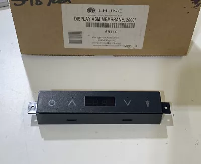 New OEM Genuine 68110 U-line Ice Machine Display Assembly Membrane (F2) • $190