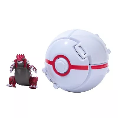 Pokeball Anime Figure Groudon Premiere Ball Toy Action Model Gift • $25