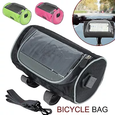 Cycling Bike Front Bag Bicycle Handlebar Bag Bicycle Phone Holder Pannier Bags • $23.99