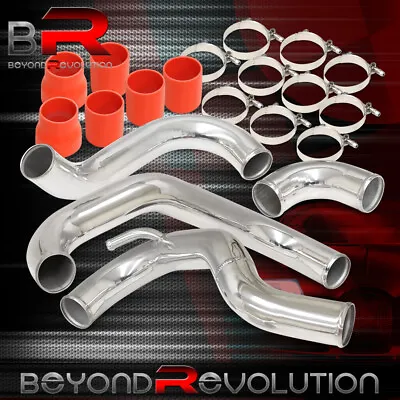 For 1989-1994 240SX S13 CA18DET Front Mount Intercooler Piping Kit + Red Coupler • $66.99