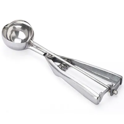 Ice Cream Scoop Stainless Steel 6cm Mash Potato Spoon Kitchen Tool Server Food • £6.99