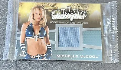 2010 Topps WWE Elimination Chamber Canvas #EC-9 Michelle McCool MAT RELIC • $18.73
