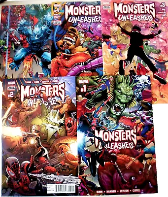 Monsters Unleashed - Marvel 5 Issue Mini Series (set).  2017.  Nm. High Grade • $16.17