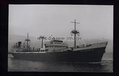GB3384 - Stag Line Cargo Ship - Gloxinia - Built 1958 - Photograph • £1